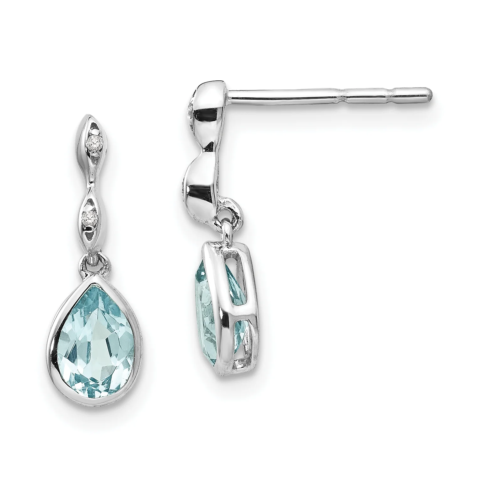 December - Blue Topaz Earrings